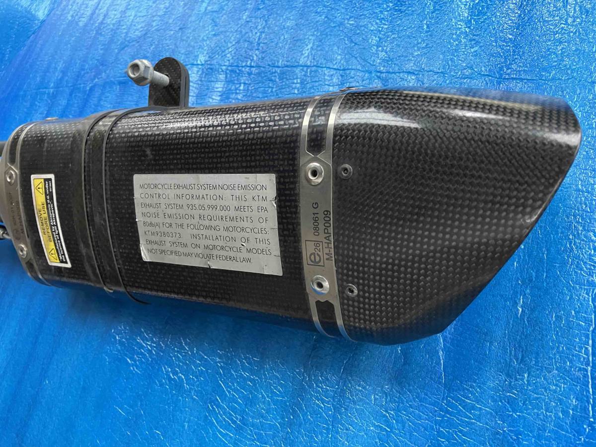 KTM DUKE 390 RC390 2017~ AKRAPOVIC アクラポヴィッチ カーボン