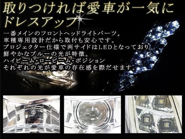 マグザム SG17J SG21J MAXAM プロジェクター LED ヘッドライト青