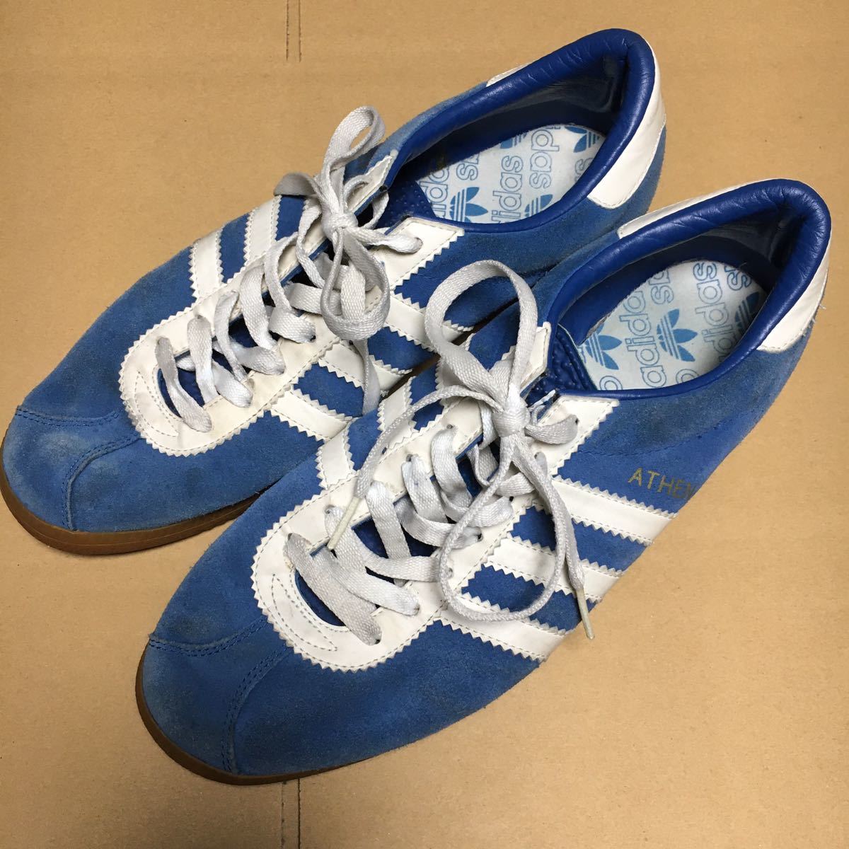 アディダス adidas スニーカー アテネ ATHEN 2004年 復刻 サイズ表記 