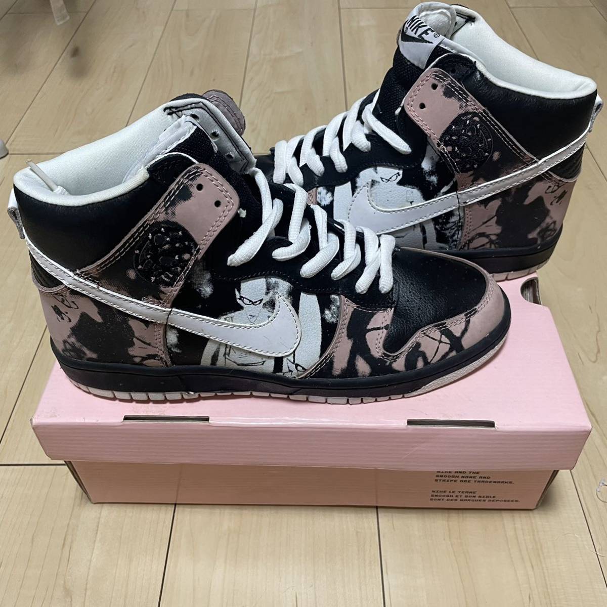 NIKE DUNK HIGH PRO SB 28cm UNKLE 305050-013 ナイキ ダンクSB US10 