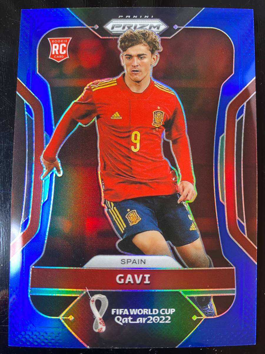 Gavi ガビ RC 2022 Panini Prizm World Cup Qatar Soccer #223 Blue Prizm 254/299