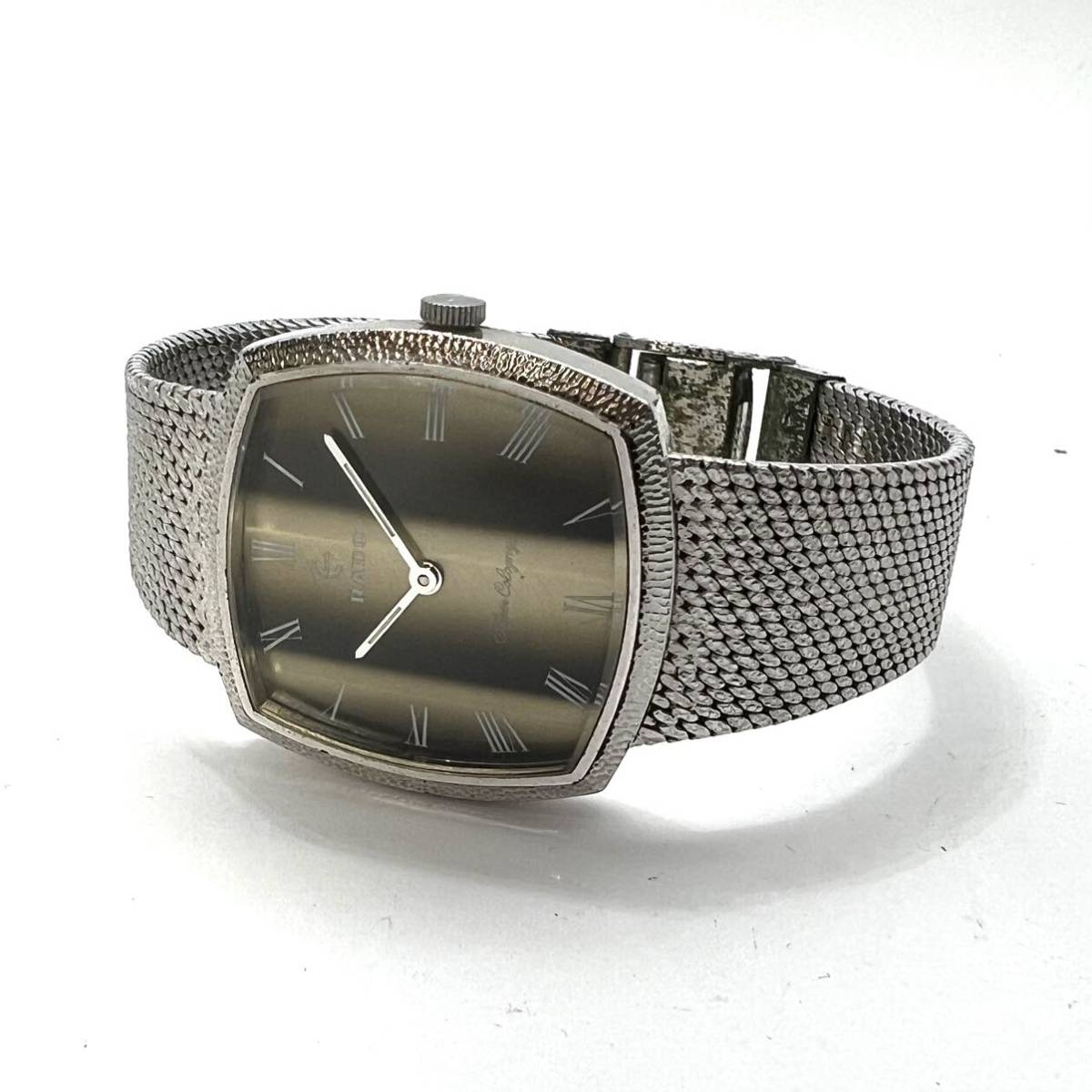 ラドー シルバーコロニー 925 手巻き 機械式 腕時計 ボーイズ シルバー