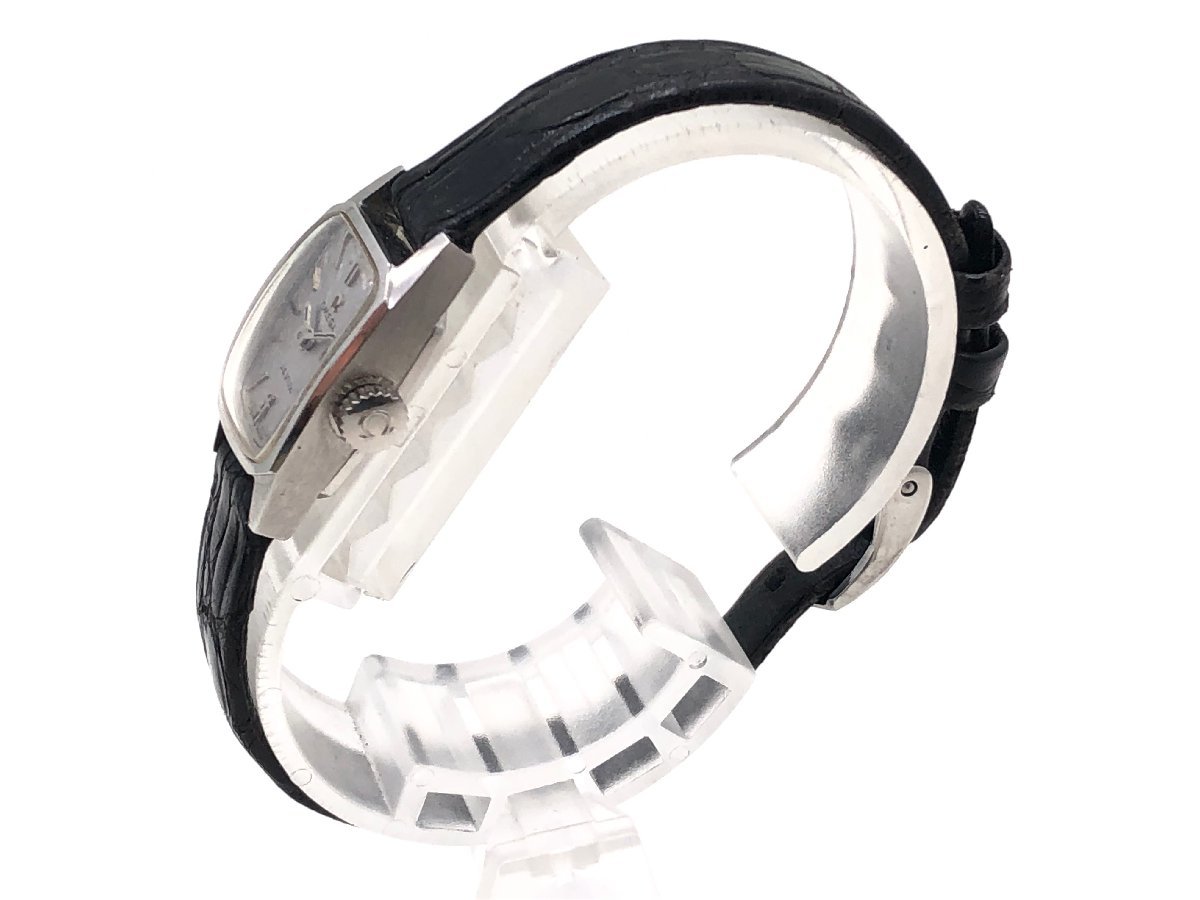 オメガ デビル 手巻き 腕時計 レディース 文字盤シルバー 稼働品 中古【sw0107102】