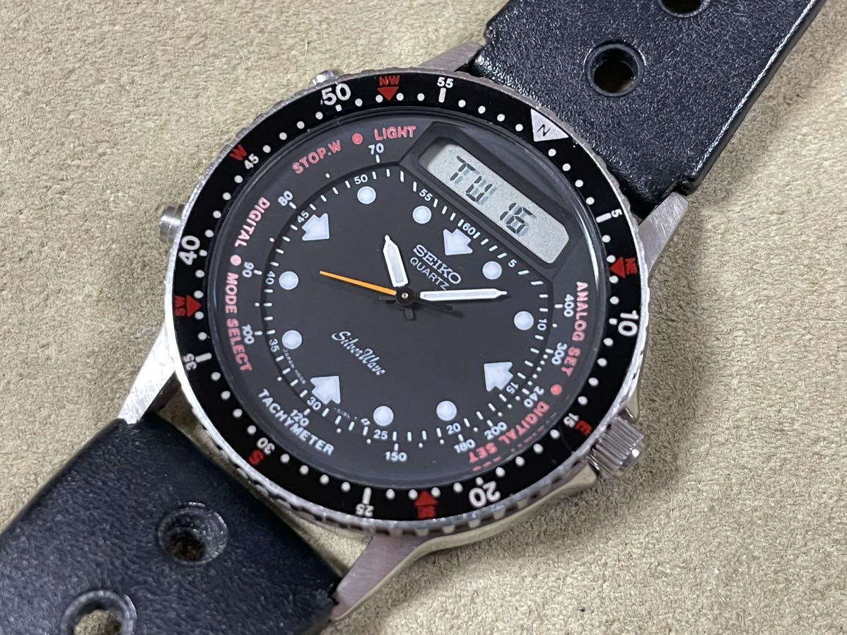 H556-5100 デジアナ セイコー ウェーブ シルバーウェーブ SEIKO 