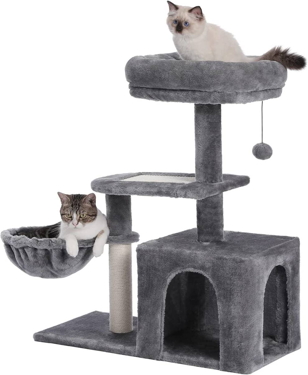 得価，定番 期間限定 PAWZ Road キャットタワー 小型 ミニタイプ 爪とぎポール 爪磨き 爪とぎマット 小型 頑丈 安全 猫ハウス付き 大 管FlThth7Q(キャットタワー)｜売買されたオークション情報、yahooの商品情 キャットタワー