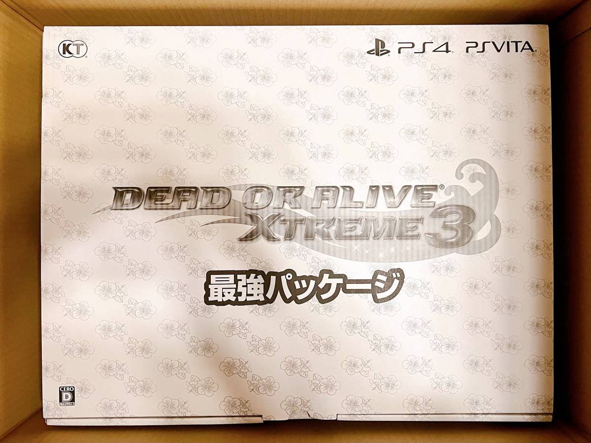 【未使用・送料無料】DEAD OR ALIVE XTREME 3 最強パッケージ ソフト+シリアル無し PS4/PSVITA