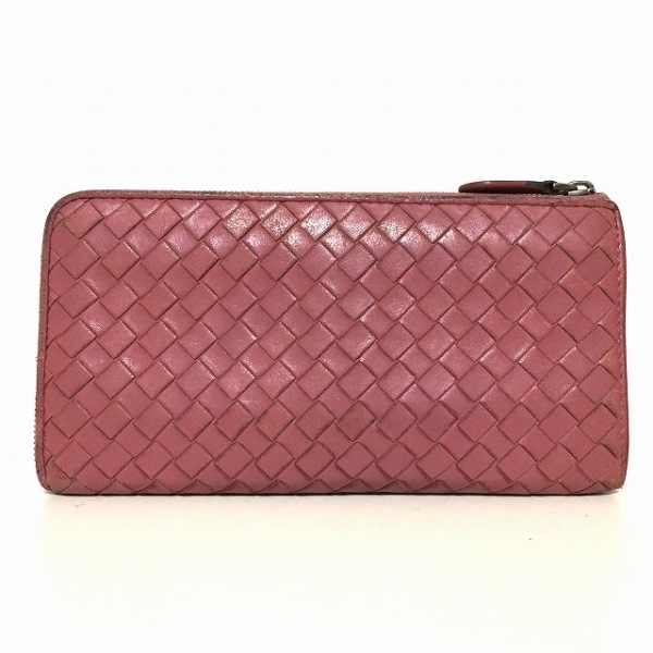 ボッテガヴェネタ BOTTEGA VENETA 長財布 イントレチャート レザー
