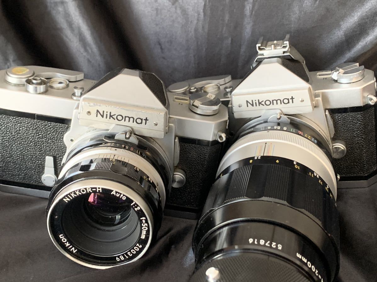 Nikon Nikomat FTn ×2台 50mmF2 200mmF4