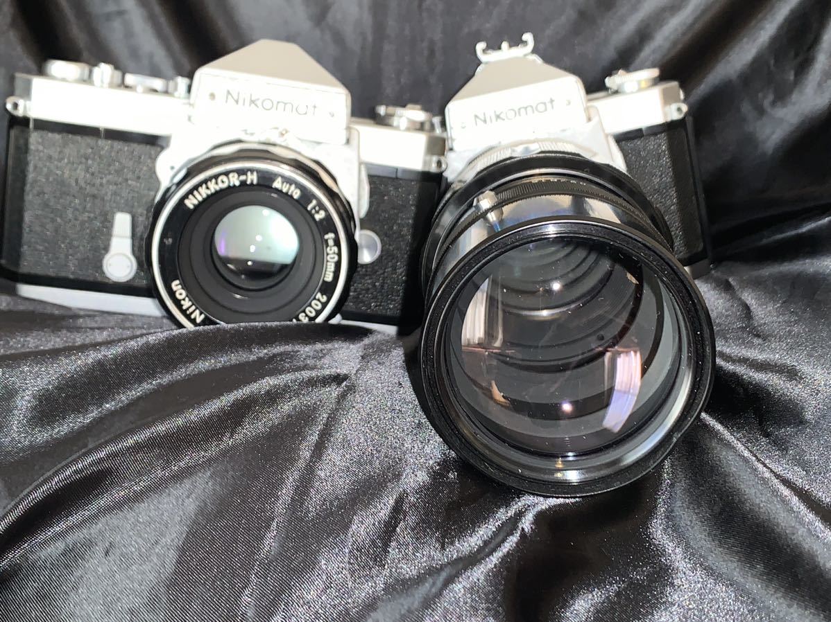 Nikon Nikomat FTn ×2台 50mmF2 200mmF4