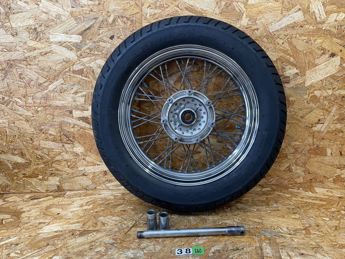 38 160 カワサキ　バルカン400クラシック　フロントホイール　16×3.0 (H12年式) 純正ホイール 