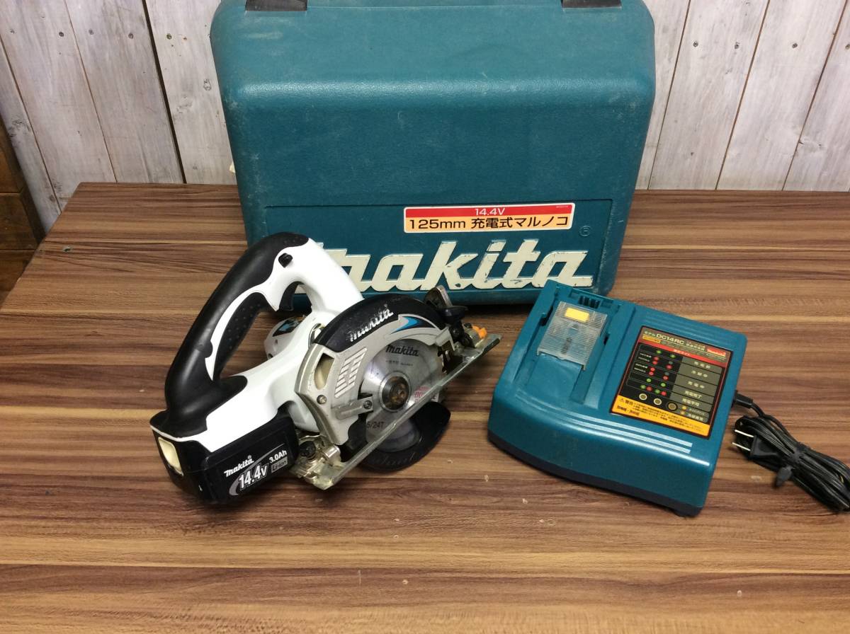 道具、工具 マキタ 14.4V 充電式丸ノコ SS540D