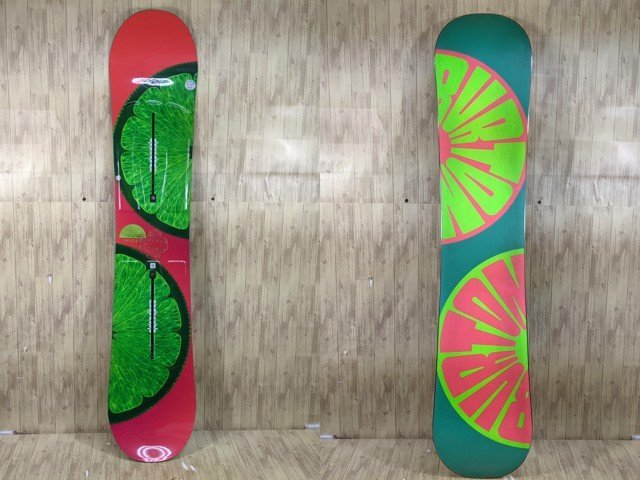 1og545/スノーボード板■2016 BURTON SOCIAL バートン ソーシャル 138cm フラットボード 使用5回【s49】