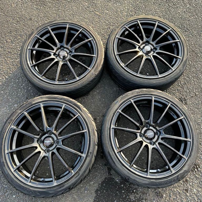 美品】Weds Sport SA-15R 17インチ 7J PCD100 +43 4穴 4本