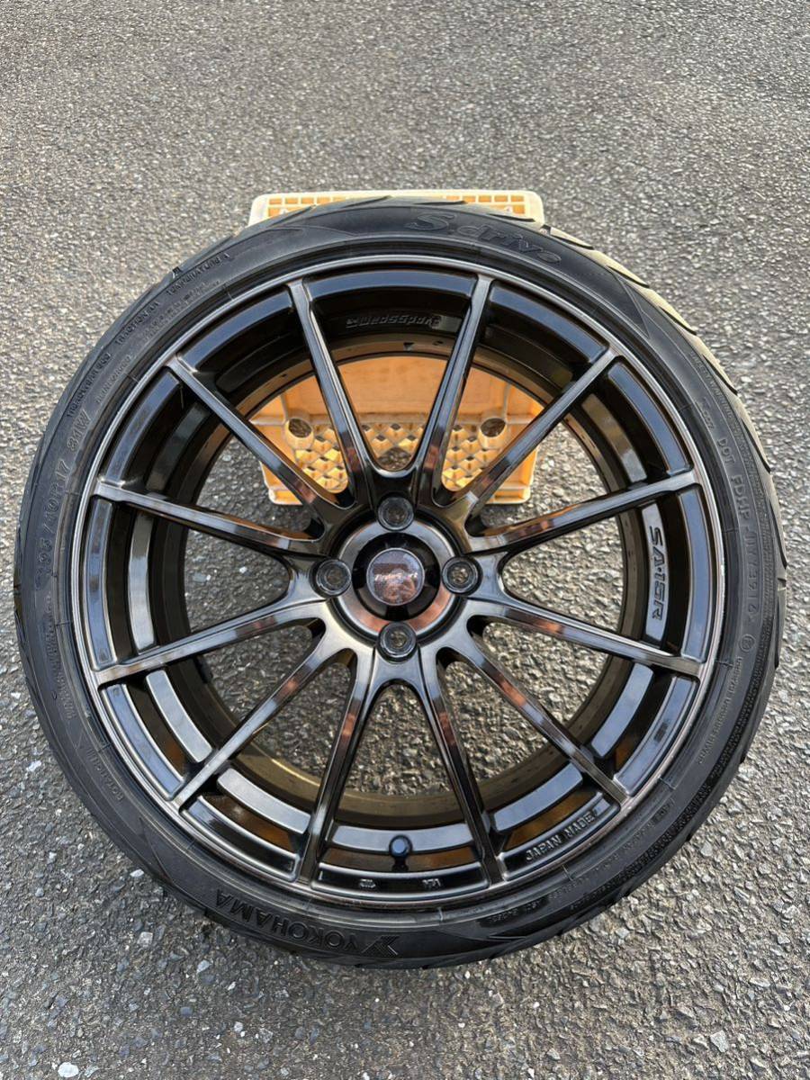 美品】Weds Sport SA-15R 17インチ 7J PCD100 +43 4穴 4本