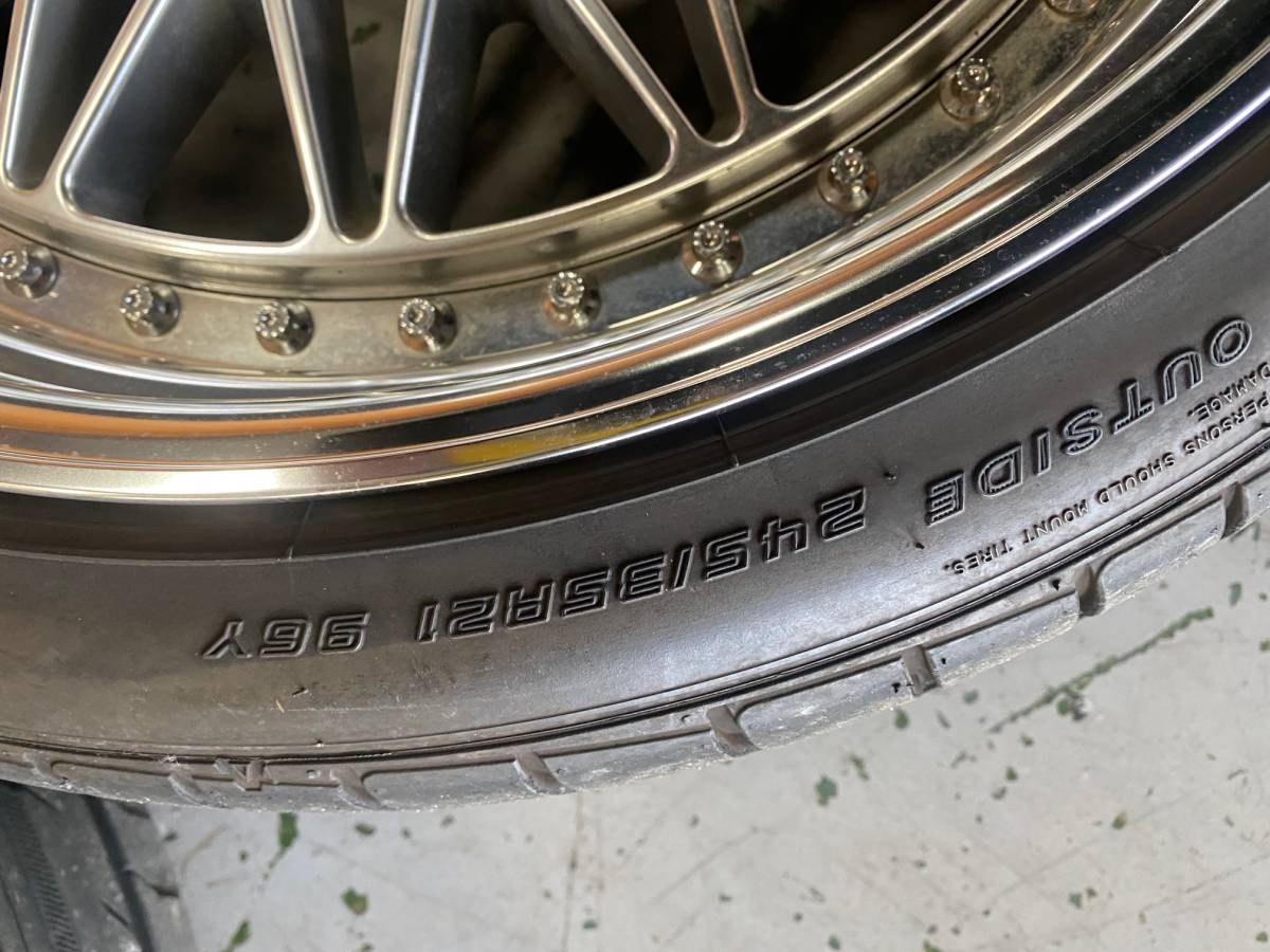 WORK ワーク VS XV 21インチ！オフセット9.5J+27 ！10J＋21！114.3 5H 