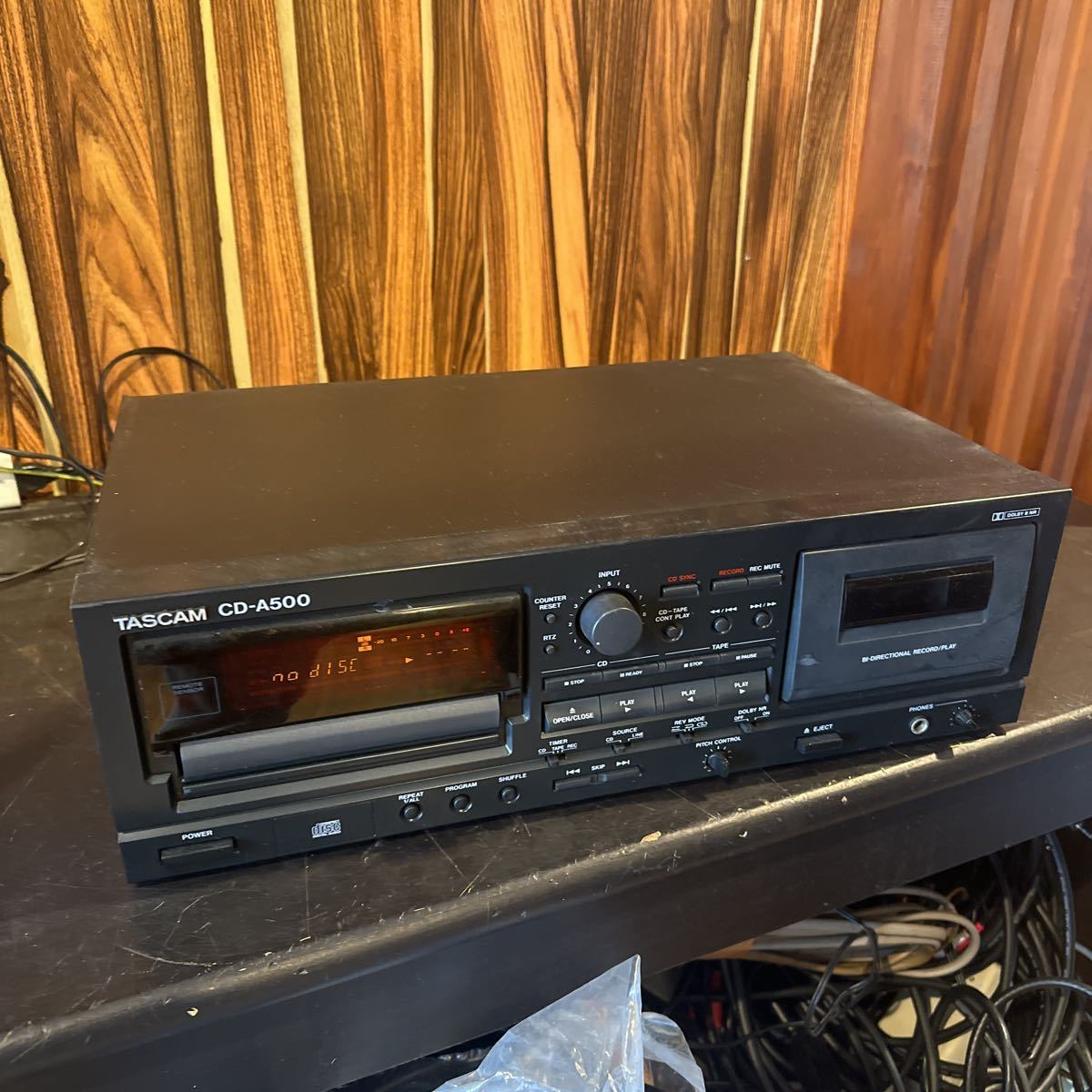 TASCAM CD-A500 業務用CDプレーヤー/カセットデッキ タスカム