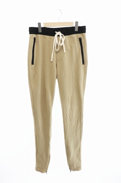 定番，2026 エフオージー エッセンシャルズ フィアオブゴッド FOG ESSENTIALS FEAR OF GOD 裾サイドジップ ジョガー スウェット パンツ S ベージュ A(Sサイズ)｜売買されたオークション情報、yahooの商品情報をア Sサイズ