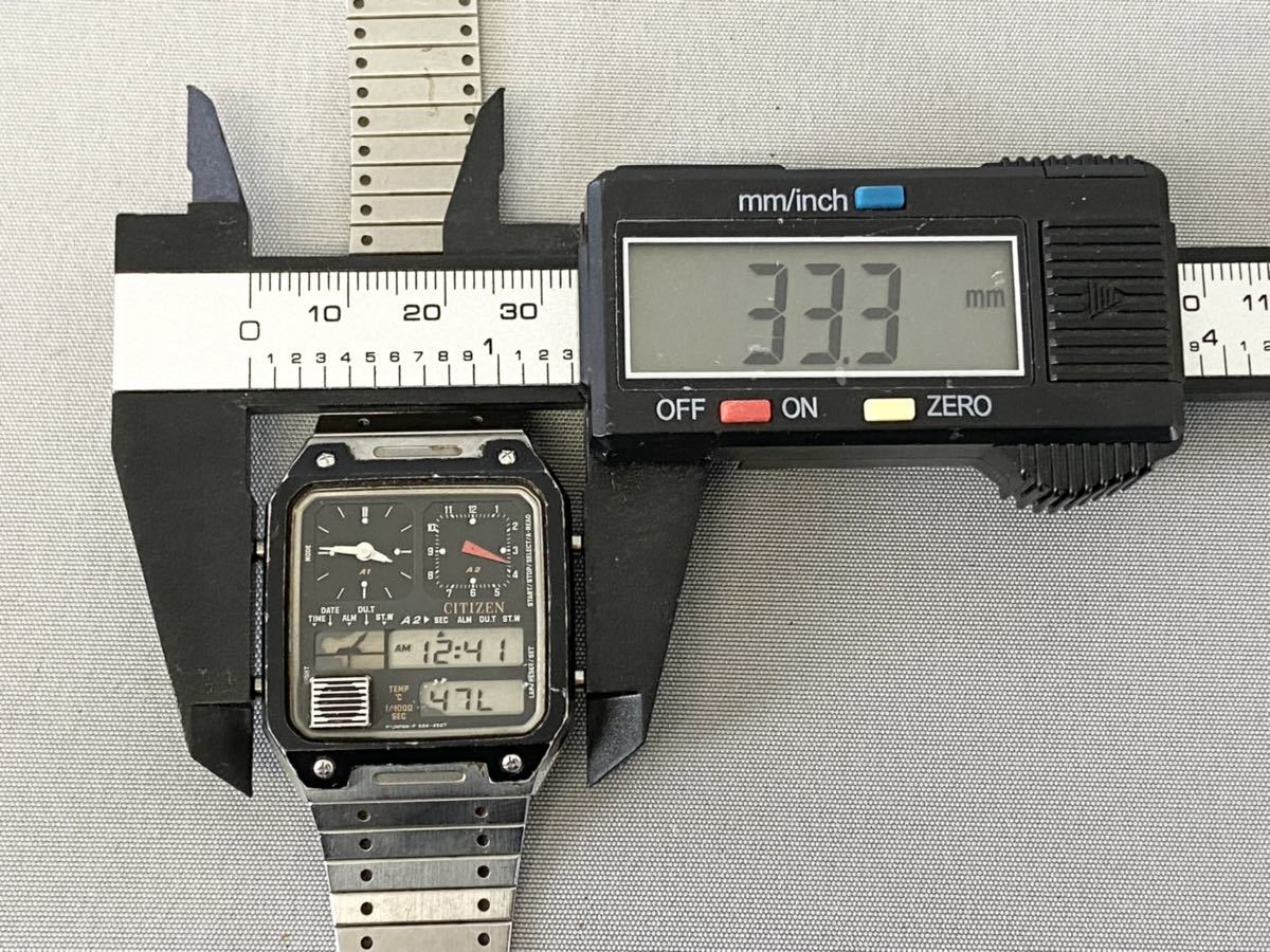 CITIZEN シチズン アナデジ GN-4-S 8981-084659 TA サーモセンサー 