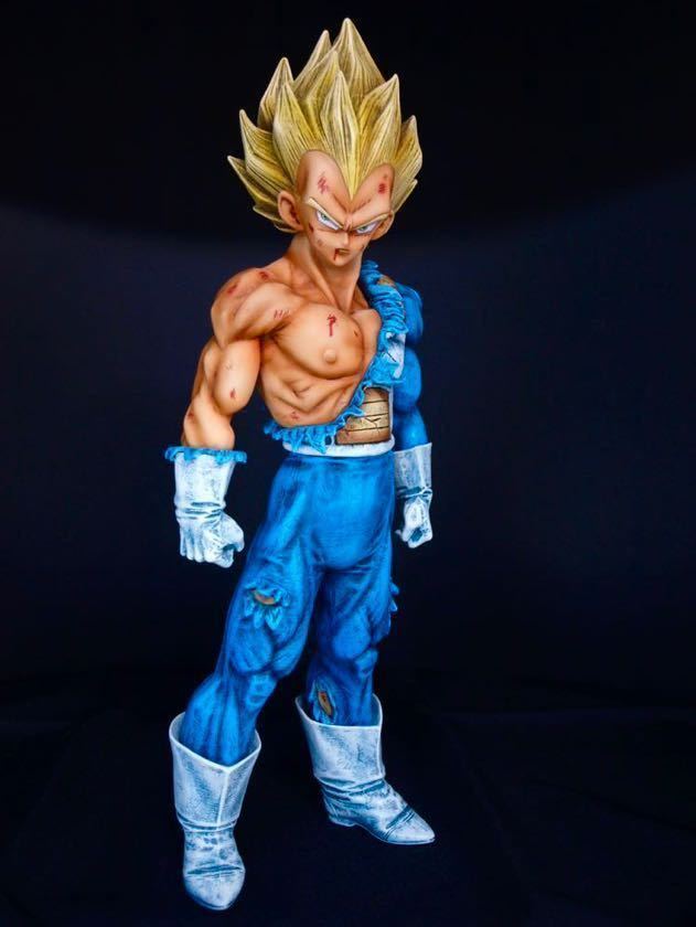 ドラゴンボール ベジータ フィギュア リペイント 交換頭部付き 