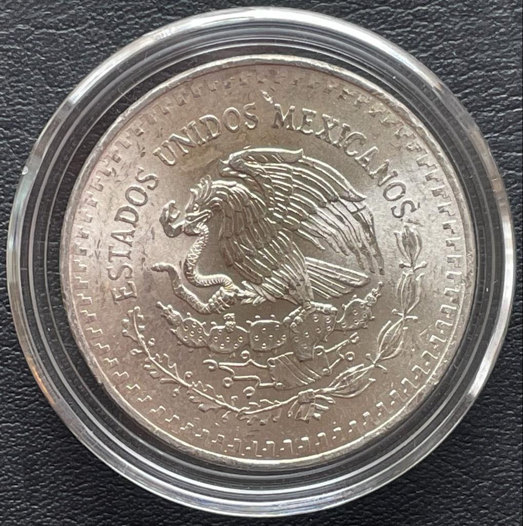 メキシコ 1982年 1オンザ銀貨 勝利の女神 純銀 1オンス メキシコ 1982年 1オンザ銀貨 勝利の女神 純銀 1オンス メキシコ 1982