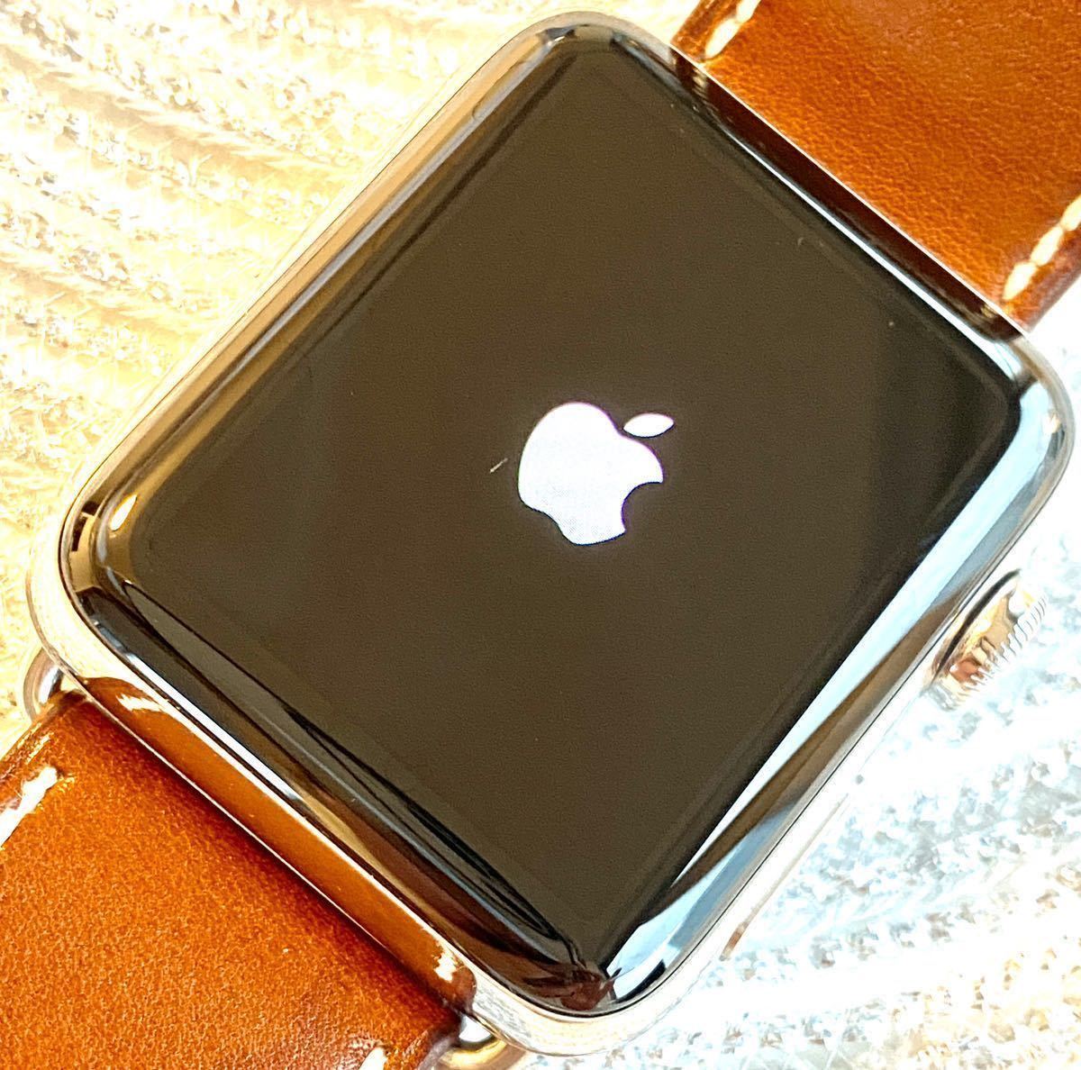 最安値，新作 1円〜 S ロック解除済み HERMES Apple Watch エルメス アップルウォッチ 42MM 純正ブレス 付属品 箱 充電器 メンズ レディース 11284589(スマートウォッチ本体)｜売買されたオークション情報、yahooの商 スマートウォッチ本体