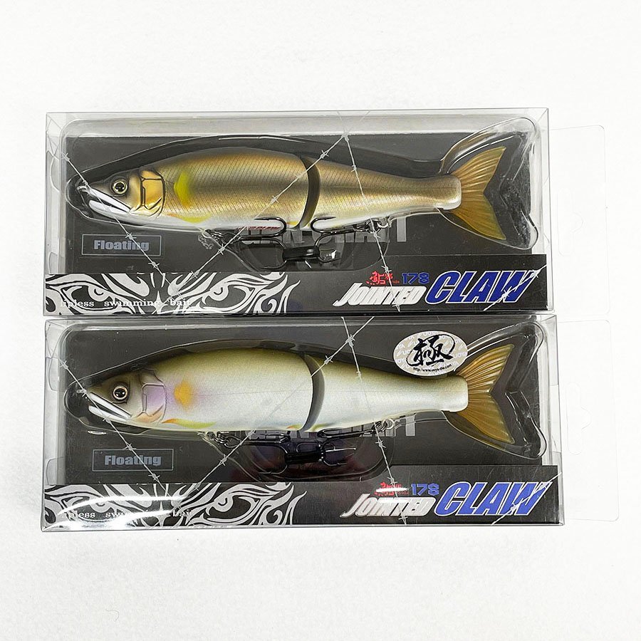 未使用品 GANCRAFT ガンクラフト 鮎邪 JOINTED CLAW(ジョインテッドクロー) 178 F 2個セット◆落ち鮎 長月鮎 ハードルアー [Y2434]