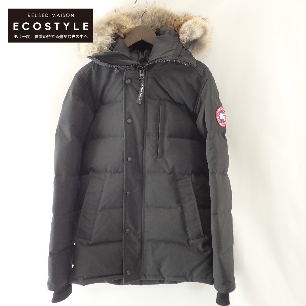 美品/国内正規 CANADA GOOSE カナダグース 3805MA CARSON PARKAカーソンパーカー ダウン ジャケット FUSION S/P ブラック メンズ