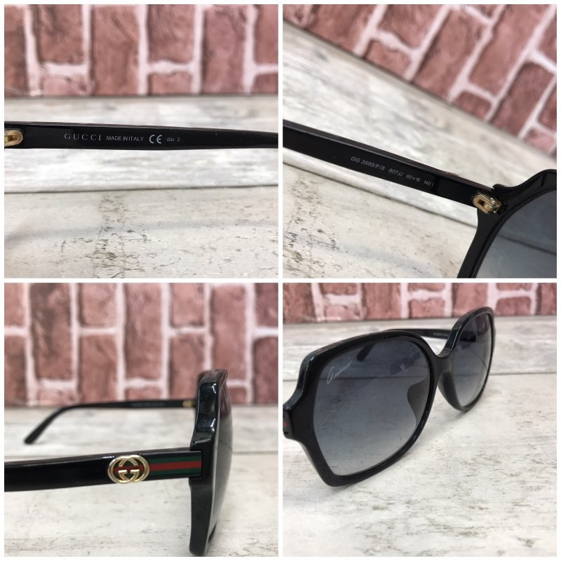 GUCCI サングラス グッチ GG3595 黒 イタリア製
