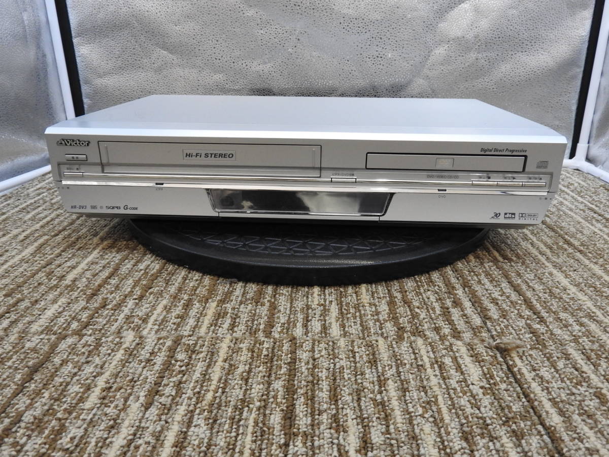 Victor ビクター◇VHSビデオ一体型 DVDレコーダー HR-DV3 2003年製 Victor ビクター◇VHSビデオ一体型 DVDレコーダー HR-DV3 2003年製