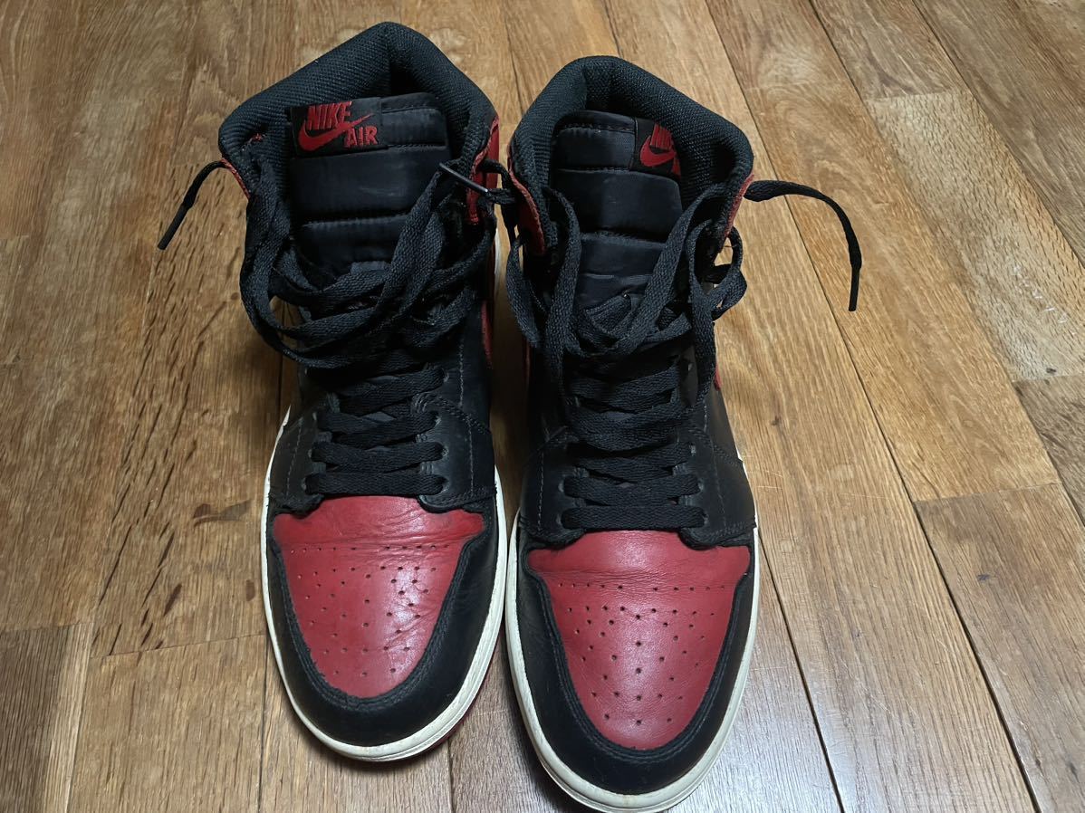 ジョーダン1 ブレッド ハイカット 赤黒 28.5 2013 シカゴ つま黒