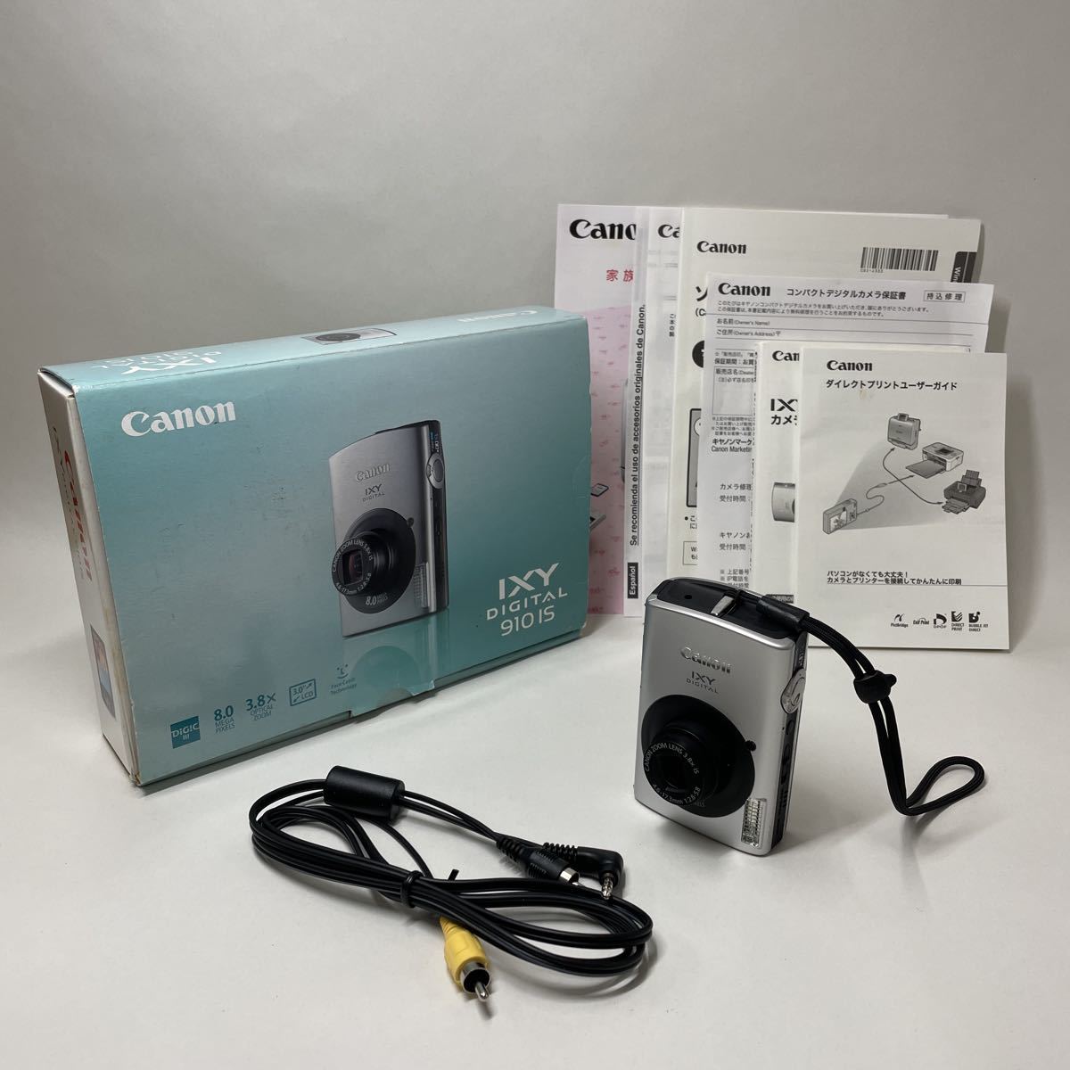 ジャンク品 Canon IXY Digital 910 IS シルバー 本体 キャノン IXY