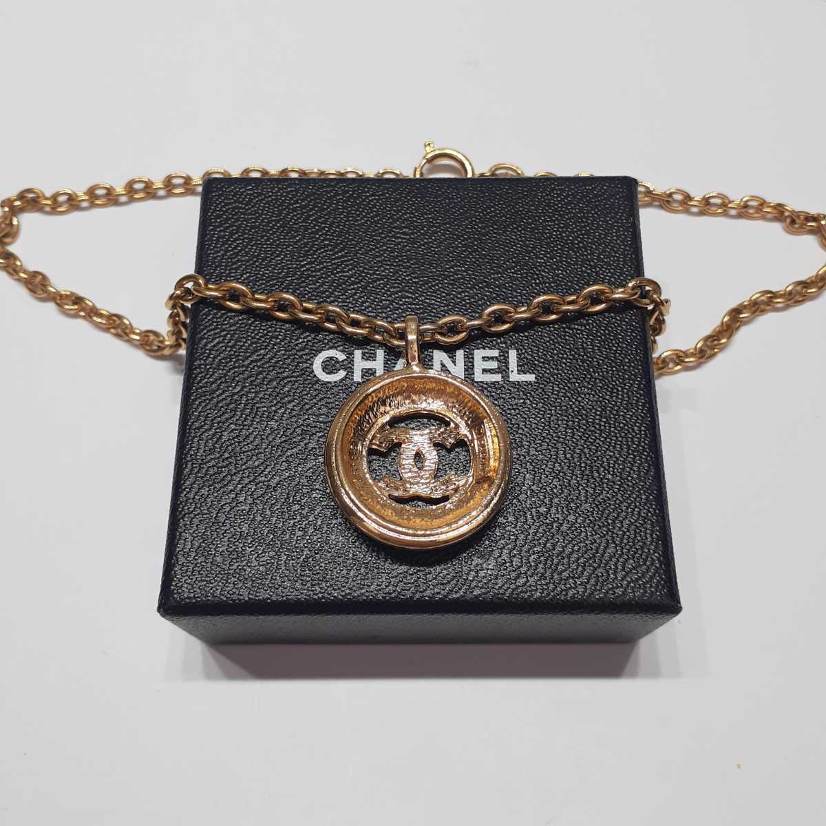 1円～】CHANEL シャネル ネックレス ココマーク ロゴ ゴールド 【公式 