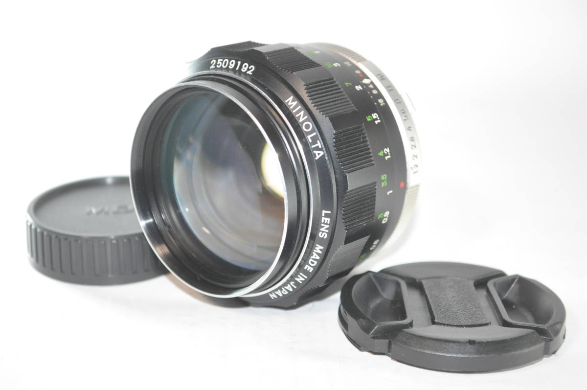 ☆整備実写品 Minolta ミノルタ MC ROKKOR-PG 58mm F1.2【鷹の目レンズ】