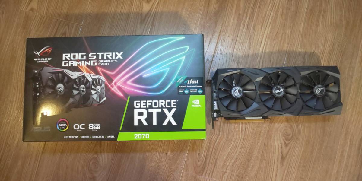 動作確認済】RTX2070 ASUS ROG-STRIX-RTX2070-O8G-GAMING 【公式通販】