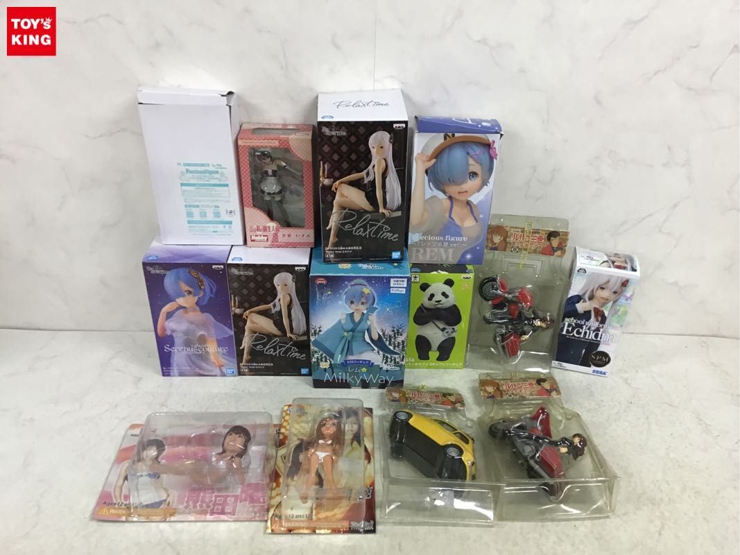 1円〜 同梱不可 ジャンク SSSフィギュア等 Re:ゼロから始める異世界生活、ルパン三世、しろくまカフェ 他