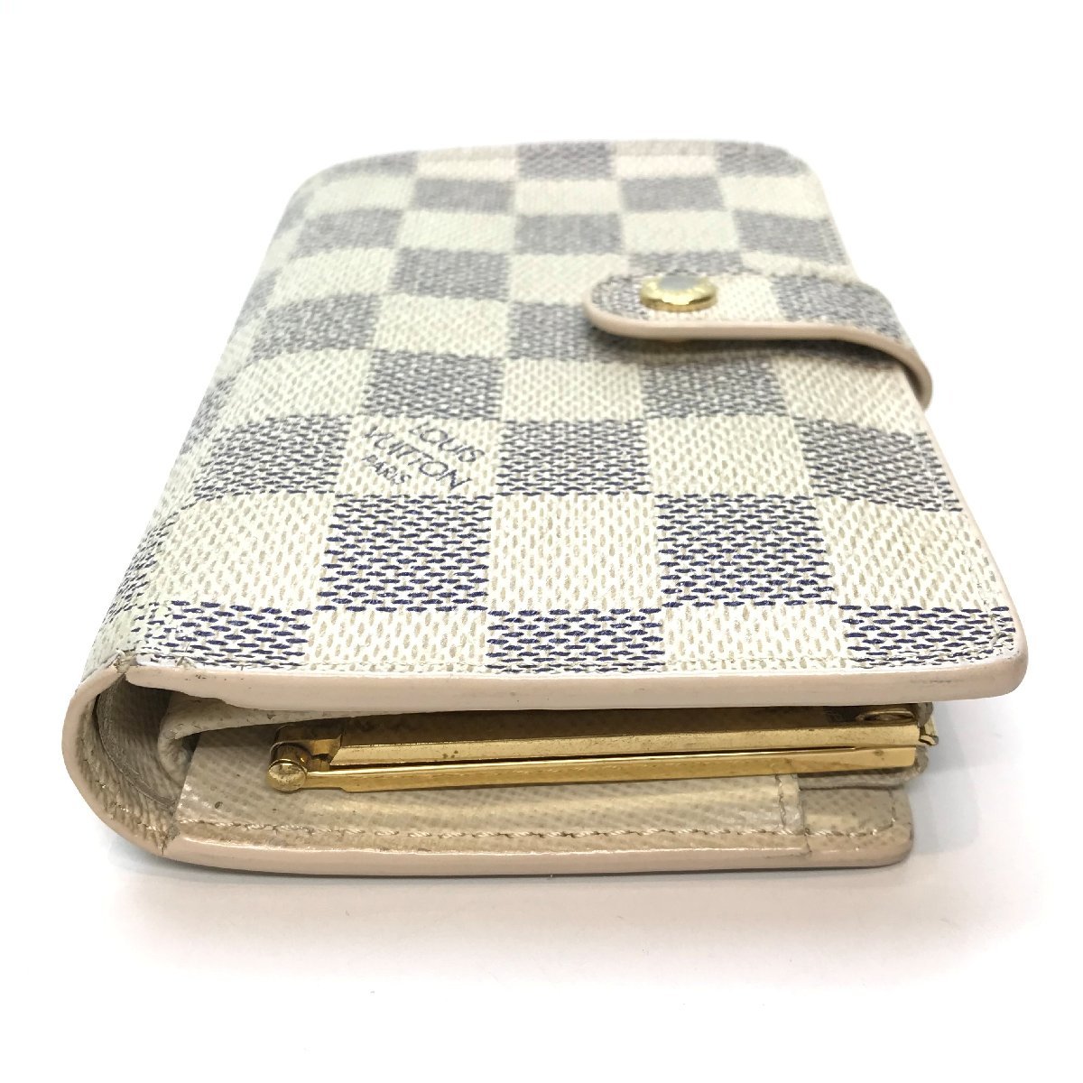 ルイヴィトン財布　アズールがま口財布 LOUIS VUITTON ルイヴィトン LV ダミエ アズール がま口財布
