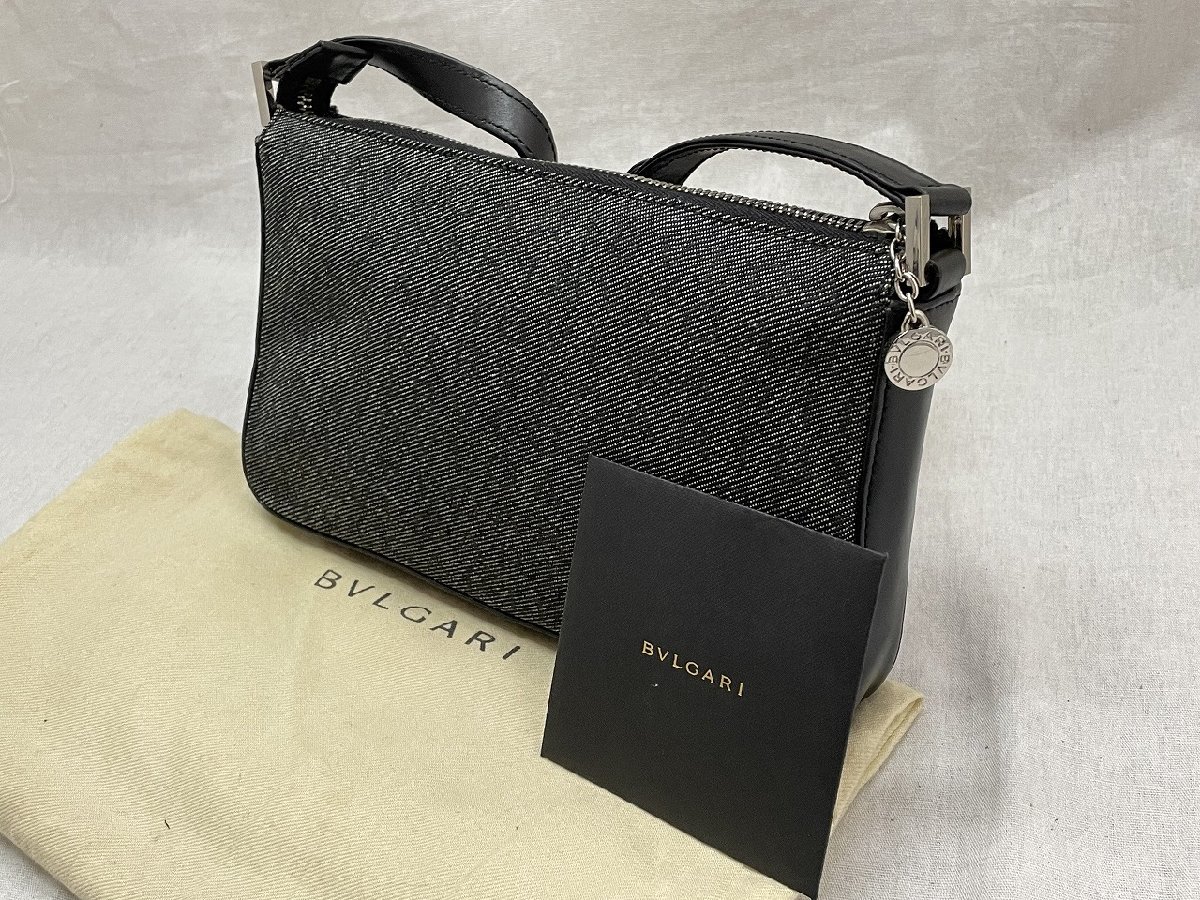 ☆綺麗保管品【BVLGARI /ブルガリ ショルダー バッグ ポーチ ミニ 