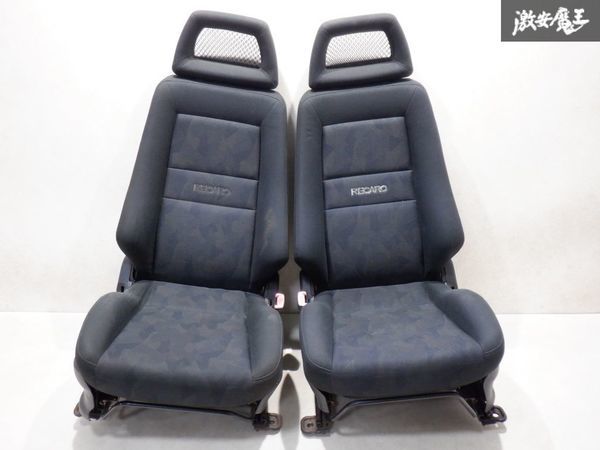 スズキ純正 RECARO レカロ HN22S Keiワークス ケイワークス フロント シート 左右 セット レール付 棚2I7