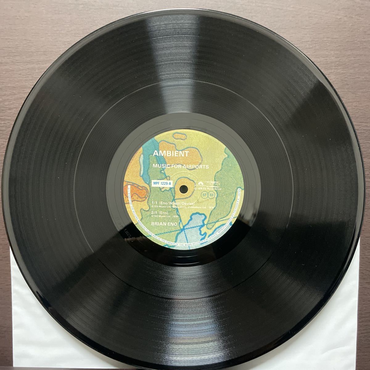 希少帯付LP! BRIAN ENO ブライアンイーノ AMBIENT アンビエント MUSIC FOR AIRPORTS ミュージック・フォー・エアーポート MPF1229 レコード_5