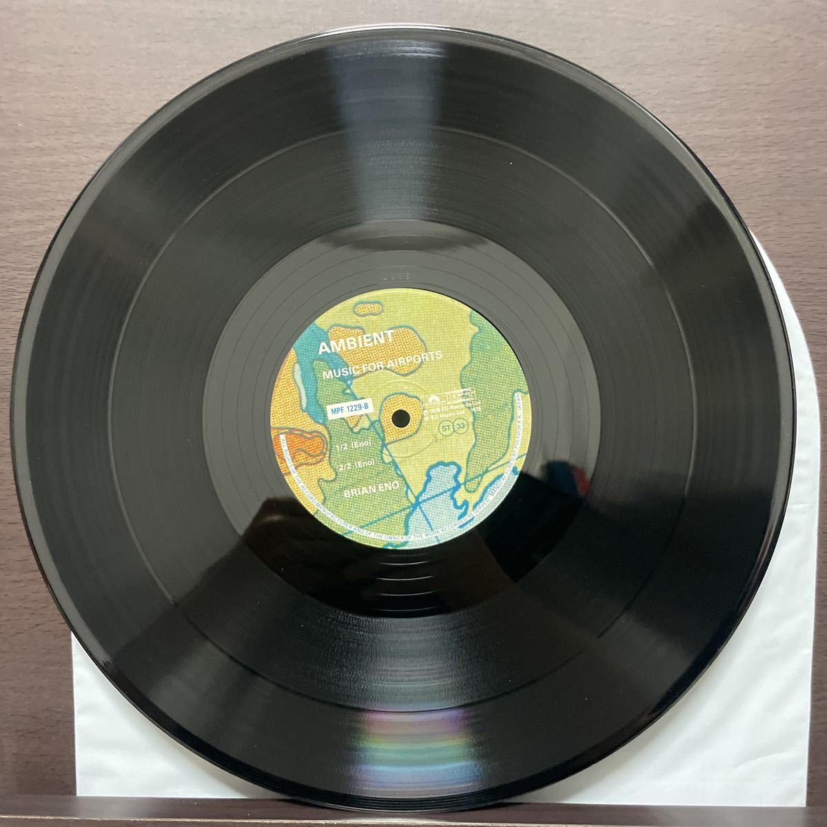 希少帯付LP! BRIAN ENO ブライアンイーノ AMBIENT アンビエント MUSIC FOR AIRPORTS ミュージック・フォー・エアーポート MPF1229 レコード_7