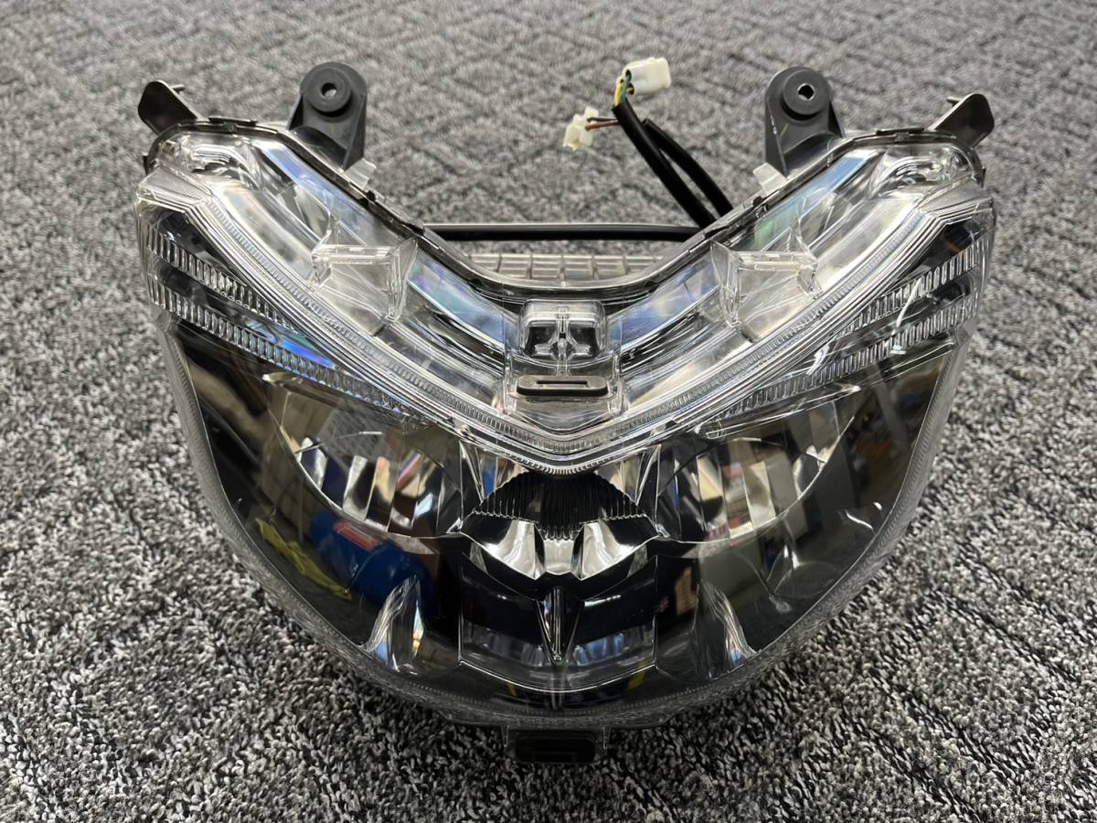 ヤマハ N-MAX SED6J 中古 純正ヘッドライト NO.0177 NMAX SED6J ヘッド