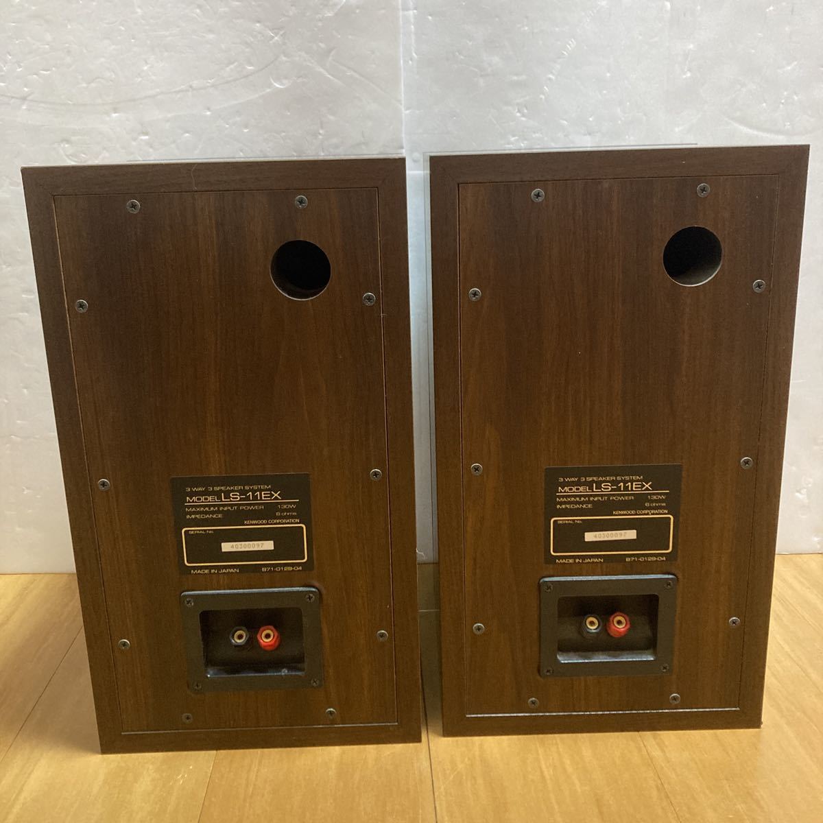 LS-11EX KENWOOD スピーカー 小型3Wayスピーカーシステム LS-11ES ペア