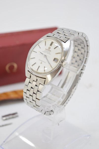 OMEGA オメガ コンステレーション Constellation クロノメーター CHRONOMETER 自動巻き デイト ケース付 メンズ 腕時計 ビンテージ Ha-183M