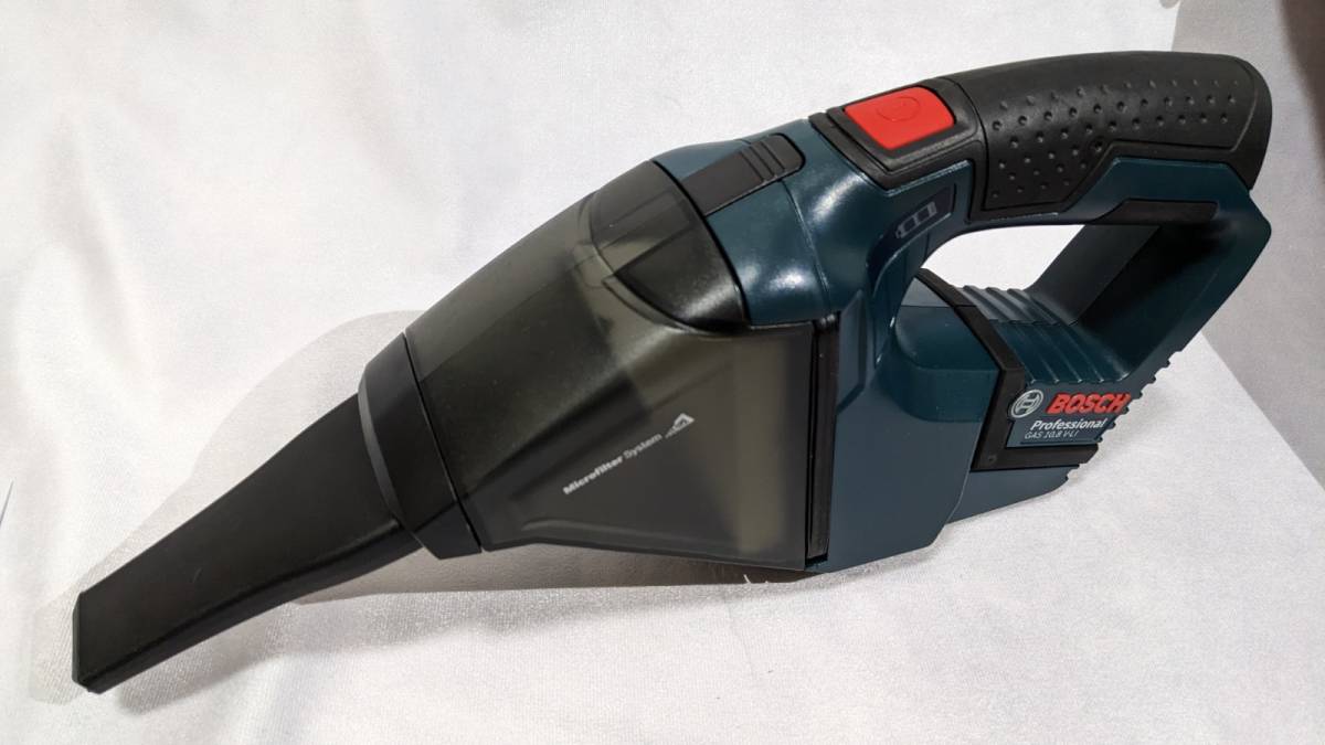 ☆新品未使用 Bosch Professional ボッシュ 10.8V コードレスクリーナー (本体のみ) マイクロフィルター GAS10.8V-LIH☆