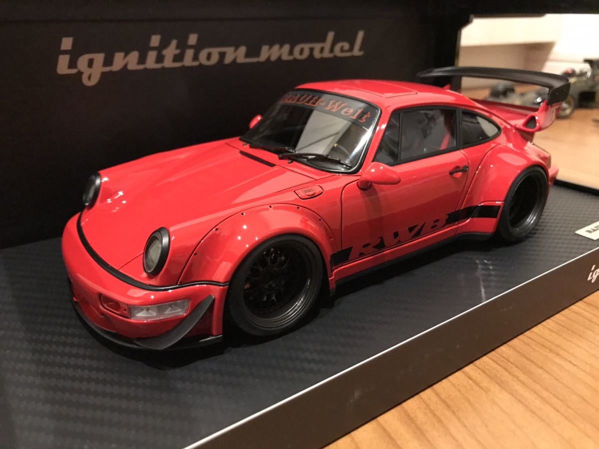 1/18 Ignition Model イグニッションモデル ポルシェ RWB 964 レッド