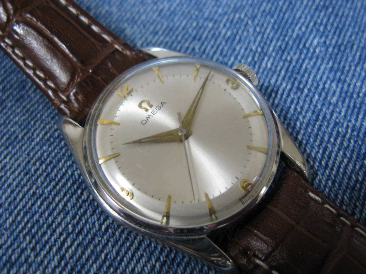 1956年製 OMEGA オメガ Cal.420搭載 オールSS 33.8mm スイス製 