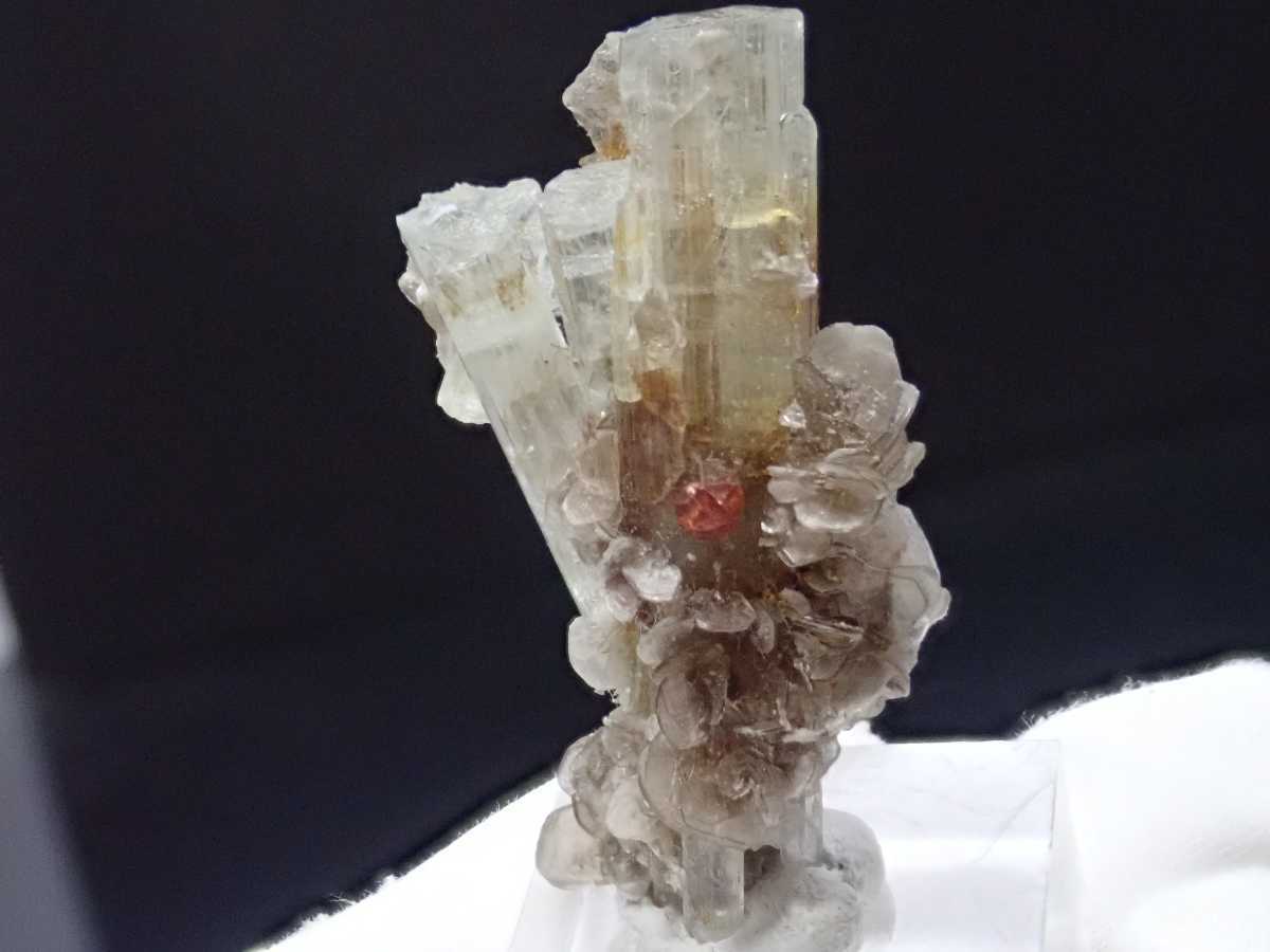 アクアマリン ガーネット 共生 鉱物 標本 原石 アクアマリン ガーネット 原石 鉱物 標本 共生 ③