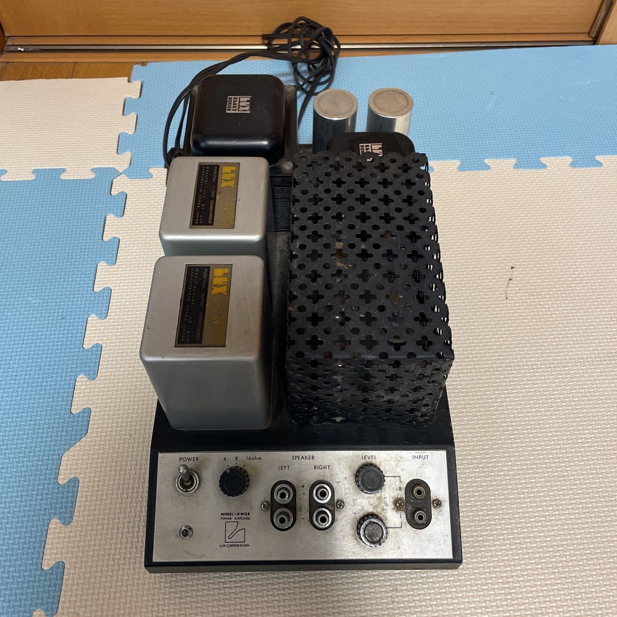 LUX/ラックス MODEL -KM Q8 POWER AMPLFIER 真空管アンプ 