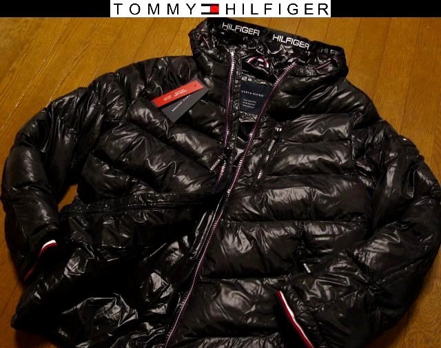 L(US)XL(JP位)トミーヒルフィガーUSA限定 TOMMY HILFIGER ブラック 極