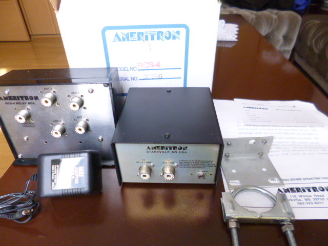 RCS-8V アンテナ切替器 4回路 リモート同軸切り替え機 AMERITRON 難